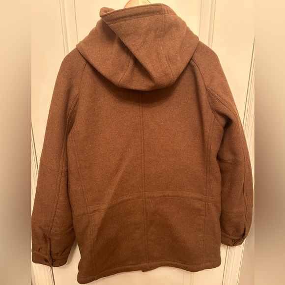 Barbour Kingston Hooded Wool Field Jacket - Medium - Picture 4 of 5